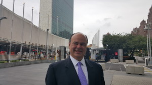 Luis Vicente Garcia at the United Nations Headquarters