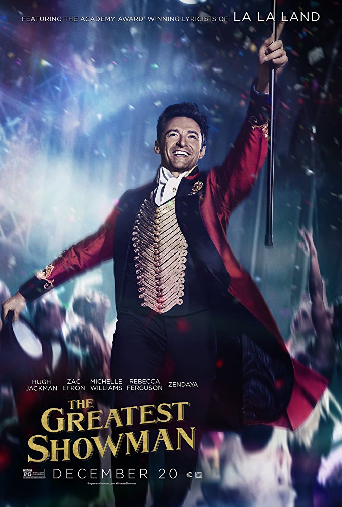 THE GREATEST SHOWMAN – DELIGHTFULLY FANTASTIC STORY, ACTING, MUSIC, SONGS, DANCING & COSTUMES