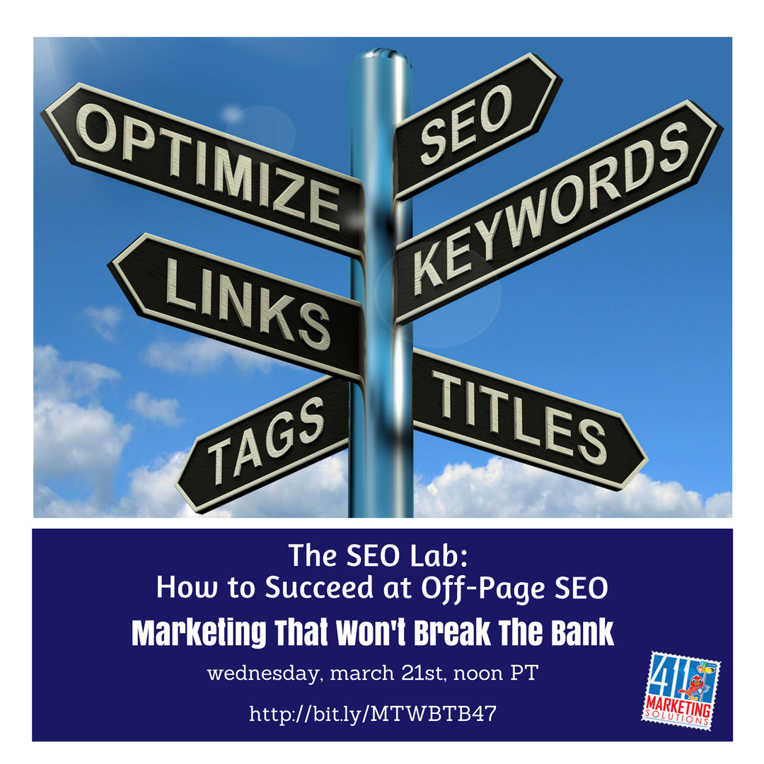 The SEO Lab: How to Succeed at Off-Page SEO