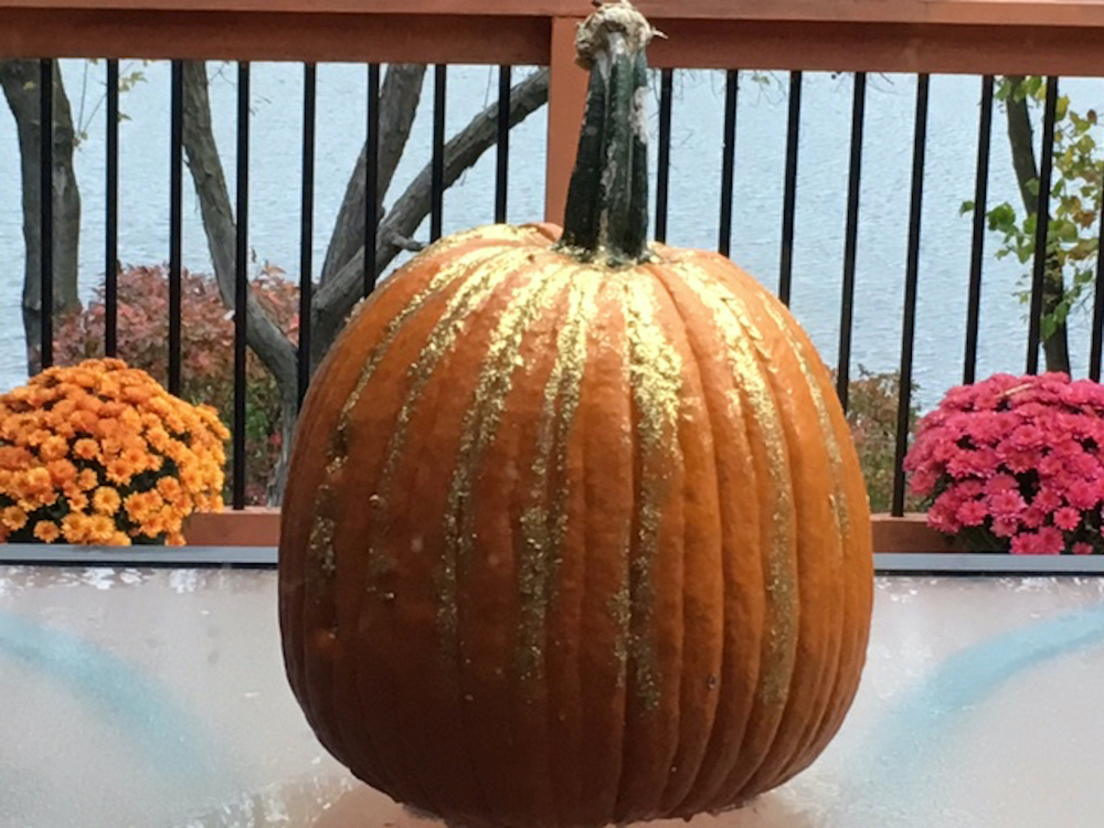 Decorated with glitter pumpkin.jpeg
